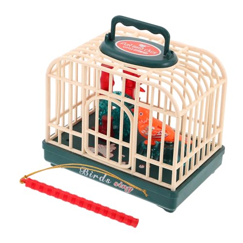 INOOMP Sprachkontrollierter Vogelkäfig Sprechendes Vogelspielzeug Für Vogel-Montessori- Sprechendes Papageienspielzeug Kleine Vogelspielzeug Blue Plastik INOOMP Sprachkontrollierter Vogelkäfig Sprechendes Vogelspielzeug Für Vogel-Montessori- Sprechendes Papageienspielzeug Kleine Vogelspielzeug Blue Plastik von INOOMP