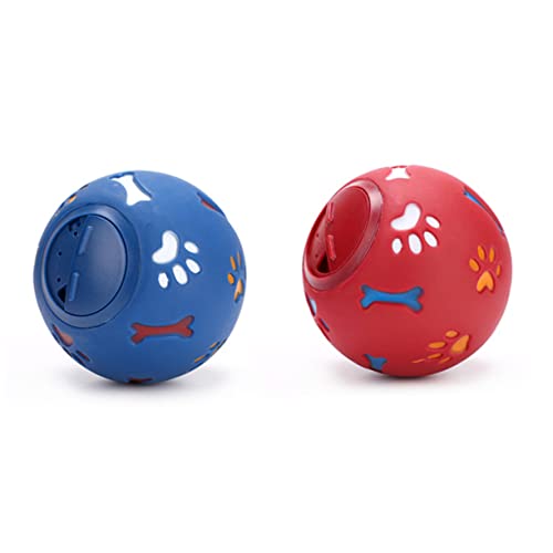 INOOMP Trainingsmaterial Interactive Dog Toys Dog chew Toy Hundespielzeugball großer Hund Haustier Hundefutter undichtes Lebensmittelspielzeug Hund leckt Futter Spielzeug kauen Spender von INOOMP