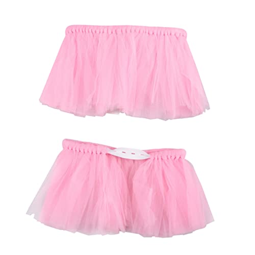 INOOMP Tutu-Rock Für Haustiere Sommerliches Haustierkleid Kleidung Im Haustierdesign Süßer Hund Mesh-Rock Haustierkleidung Tutu-Rock Aus Feste Kleidung Rosa von INOOMP