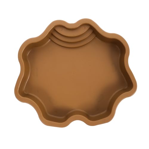 INOOMP Wassernapf für Reptilien Wanne Reptilien-Badebecken Wasserschale für Reptilienbecken Bartagamenbad Schildkröte Badepool Reptilienwasserbecken Abs Light Brown INOOMP Wassernapf für Reptilien Wanne Reptilien-Badebecken Wasserschale für Reptilienbecken Bartagamenbad Schildkröte Badepool Reptilienwasserbecken Abs Light Brown von INOOMP