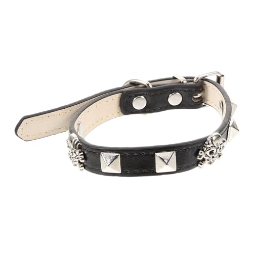 INOOMP -hundehalsband Hund-Hals- Haustierhalsband- Für Haustierhalsband Aus Leder Geisterhundehalsband Hundehalsbänder Katze Hals Halskragen Punk von INOOMP