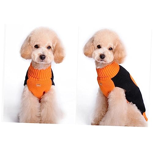 INOOMP winziger Kleiner Hund Halloween kostüm Halloween Costume Hunde Pulli Pullover für kleine Hunde der Hund Kleidung Kleider Halloween-Kürbis-Kostüm Welpen Pullover lustig schmücken von INOOMP