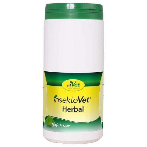 INSEKTOVET Herbal Ergänzungsfutterm.Pulver f.Hunde 750 g von INSEKTOVET