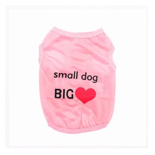 Haustier Hund Kleidung Sommer Welpen Haustier Kleidung for Hund Weste Hemd Hunde Haustiere Kleidung Chihuahua Yorkshire Kleidung Kompatibel Mit Hunden (Color : 3, Size : XS) von INSTR