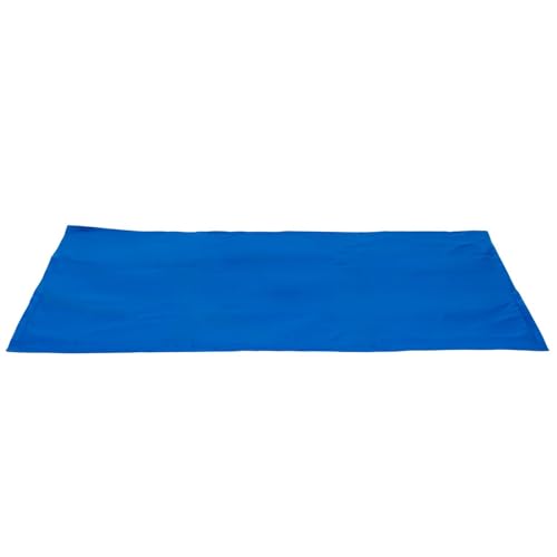 INTIRILIFE Kühlmatte für Hunde und Katzen in Blau- 50 x 90 cm - selbstkühlende Matte für Haustiere abwischbar Kühlunterlage Hundematte Katzenmatte für Kisten Zwinger Betten von INTIRILIFE