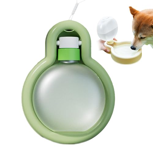 Portable Water Bowl Dog, Tragbarer Wassernapf für Hunde, Faltbar Reisenapf Napf für Hunde und Katzen, Auslaufsichere Hundetrinkflasche, Reisen und Campen von INUIYBU