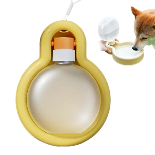 Portable Water Bowl Dog, Tragbarer Wassernapf für Hunde, Faltbar Reisenapf Napf für Hunde und Katzen, Auslaufsichere Hundetrinkflasche, Reisen und Campen von INUIYBU