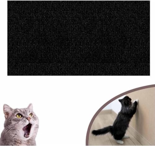 3PCS Cat Scratching Mat, Climbing Cat Scratcher, Trimmable Self-Adhesive Cat Couch and Furniture Protector (11.8in*3.28 Ft,A) von INXKED