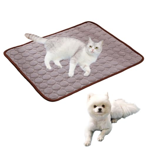 Atmungsaktive Sommerkühlkissen for Haustiere, 100 X 70 Cm, Kühlmatte for Haustiere, Kühlkissen for Katzen, Ungiftige Schlafmatte, Wiederverwendbare Hunde-Heimmatte, for Große Hunde, Katzen Und Tiere(B Atmungsaktive Sommerkühlkissen for Haustiere, 100 X 70 Cm, Kühlmatte for Haustiere, Kühlkissen for Katzen, Ungiftige Schlafmatte, Wiederverwendbare Hunde-Heimmatte, for Große Hunde, Katzen Und Tiere(B von IRCKONCI