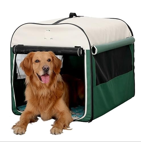 Beruhigendes Katzenbett Hunde- Und Katzen-Pop-Laufstall, Haustierhäuser Für Hunde Und Katzen, Indoor- Und Outdoor-Übungsstall, Hundezelt Haustierbett (Color : Grün, Size : 46 * 37 * 40cm) von IRYZE