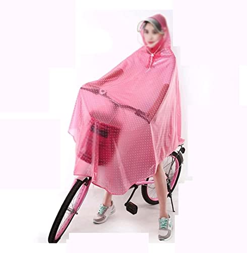 Regenponcho Regenjacke Rosa Regenponcho, Transparenter Regenmantel, Fahrrad-Regenschutz, wasserdichte Fahrrad-Regenumhänge Regenmantel Regencape von IRYZE