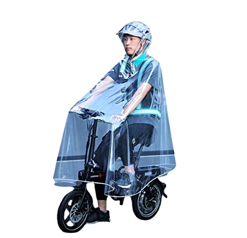 IRYZE Regenponcho Regenjacke Transparenter Langer Regenmantel-einzelner Regen-Poncho Für Elektrofahrzeug-Batterie-Auto-Poncho Regenmantel Regencape von IRYZE