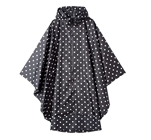 IRYZE Regenponcho Regenjacke Regenponcho Mit Kapuze Für Erwachsene Mit Reißverschluss, Wasserdichter, Leichter Regenmantel Für Männer Und Frauen Regenmantel Regencape von IRYZE