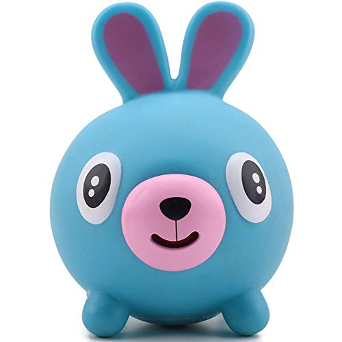 ISAKEN Talking Animal Ball Spielzeug, Niedlichen Zunge Heraus Softballspielzeug Tier Kawaii Kaninchen Bär Schwein Tiger Stressabbau Spielzeug Kind Spielzeug Stressabbau Squishy Ball von ISAKEN