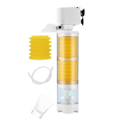 ISKDJBJG Aquarienfilter, Ultraleise Filterpumpe, Integriertes Umwälzwasserreinigungssystem, Aquariumfilter-Zubehör von ISKDJBJG