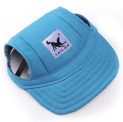 Baseballmütze Kleine Hunde Hundecap mit Ohrlöchern Basecap Sommer Baseballkappe Verstellbar Hundehut Welpen Hundemütze Sport Kappe Sonnenschutz Sonnenhut Katze Mütze Haustier Cap Outdoor von ITODA