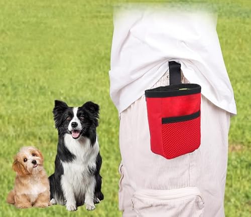 ITODA Leckerli-Beutel für Hundetraining, Taillentasche mit Clip, zum Spazierengehen, Snack, Trockenfutter, freihändig, Gürtelclip, tragbar, Aufbewahrung im Freien, für kleine und mittelgroße Welpen von ITODA