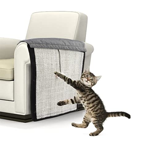 Kratzmatte Katzen Kratzbrett Sisal Katzenkratzbrett Sofa Eckkratzbrett Möbelschutz Kratzspielzeug Wandschutz Wandkratzbrett Kratzbretter Haustier Kratzteppich Kratzschutz für Möbel Zimmerecke Wand von ITODA