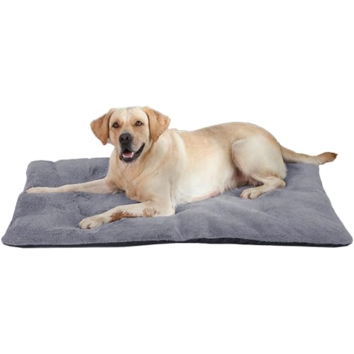 Citylife Warme Hunde-Schlafmatte für kalte, selbsterwärmende Winterbetten, ultraweich, waschbar und rutschfest, für Hunde, gemütliche Schlafmatte, Grau, 88,9 cm von ITYLIFE CITYLIFE