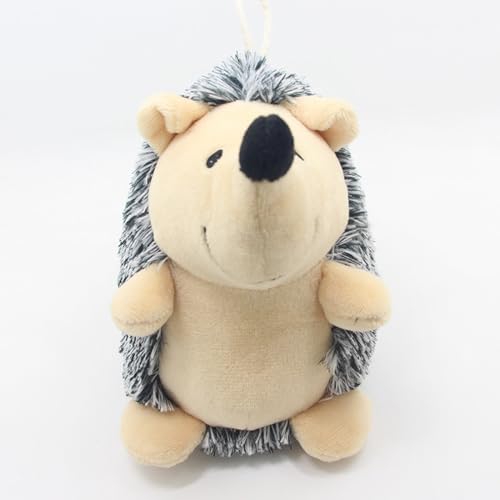 Hedgehog Immortal Squeaker Plüschtier für aggressive Kauer Antarcking Unzerstörbares Hundespielzeug Igel Antarcking Unbesiegbares Igel-Hundespielzeug Igel-Hundespielzeug für schwere (B, One Size) von IUNSER