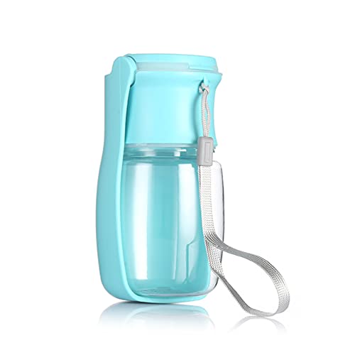 Hunde-Wasserflasche, 350 ml, tragbar, Haustier-Wasser für Hunde, Wasserspender, Welpen-Reise-Trinkbecher mit Schüssel von IWOMA