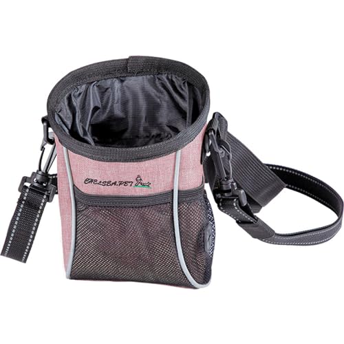 IWOMA Hundeleckerli-Hüfttasche für Outdoor-Training, Haustier-Übung, Spazierengehen, mit Kotbeutelspender, Handentriegelung, Hundeleckerli von IWOMA