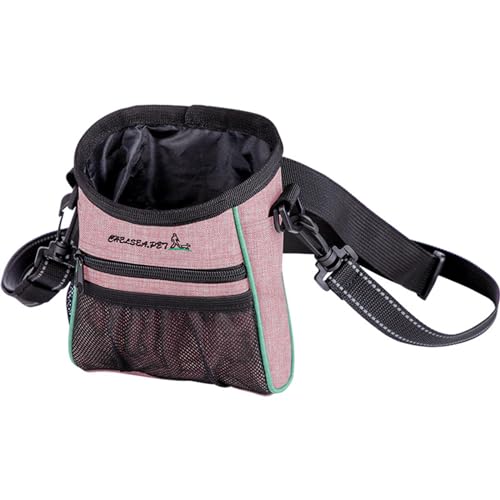 IWOMA Hundeleckerli-Hüfttasche für Outdoor-Training, Haustier-Übung, Spazierengehen, mit Kotbeutelspender, Handentriegelung, Hundeleckerli von IWOMA