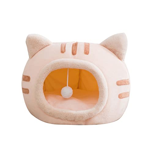 Schlafen warm im Winter Katzenbett kleine Matte Korb kleine Hundehütte Produkte Haustierzelt gemütliche Höhle Nest Indoor Warm von IWOMA