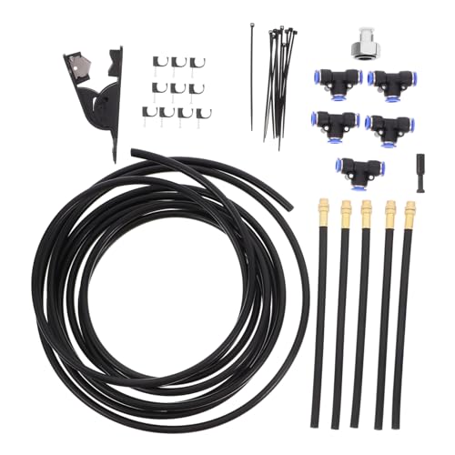 IWOWHERO 1 Satz Bewässerungsgerät Nebelsysteme Mister-Fans Für Die Außenterrasse Grasbewässerungssystem Nebeldüsen Tröpfchenbewässerungssystem-kit Garten Mister System Herren Black Sport von IWOWHERO