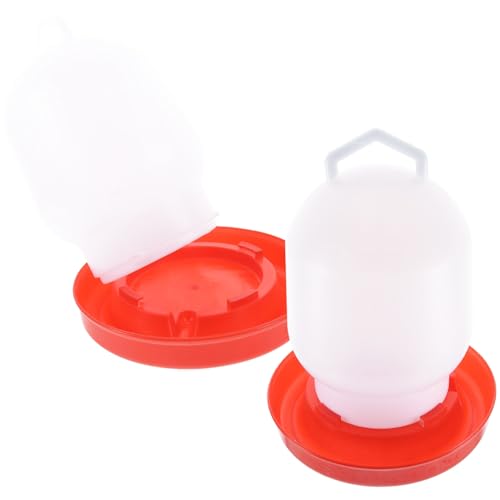 IWOWHERO 2 STÜCK Automatischer Geflügel Wassertränke Kunststoff Wassersparender Geflügeltränke Spender für Hühner Tauben Vögel Praktisch für Haus und Gewerbefarmen IWOWHERO 2 STÜCK Automatischer Geflügel Wassertränke Kunststoff Wassersparender Geflügeltränke Spender für Hühner Tauben Vögel Praktisch für Haus und Gewerbefarmen von IWOWHERO