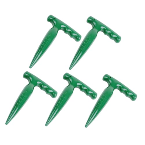 IWOWHERO Hand Dibber Gartenwerkzeug 2er Set Robustes Ergonomischer Holzgriff Ideal Für Setzlinge Und Blumenzwiebeln Tragbarer Pflanzstanzer Für Gartenarbeit von IWOWHERO