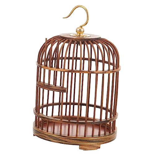 IWOWHERO Vogelkäfig Hängend Dekorative Vogelkäfig für Kleintiere Vintage Stil Haustierkäfig mit Haken für Vogelnest Dekoration für Innen und Außen von IWOWHERO