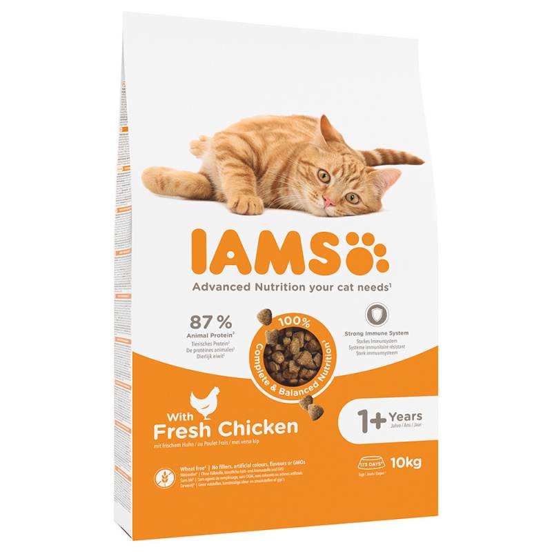 10 kg IAMS Advanced Nutrition zum Sonderpreis! - Adult Cat mit Huhn von Iams