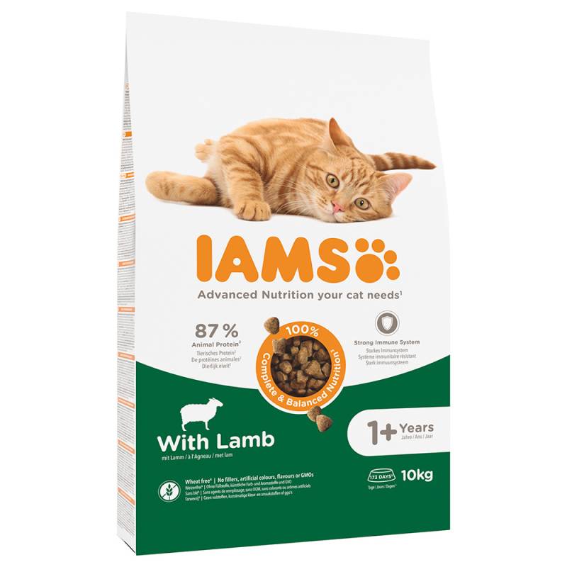 10 kg IAMS Advanced Nutrition zum Sonderpreis! - Adult Cat mit Lamm von Iams