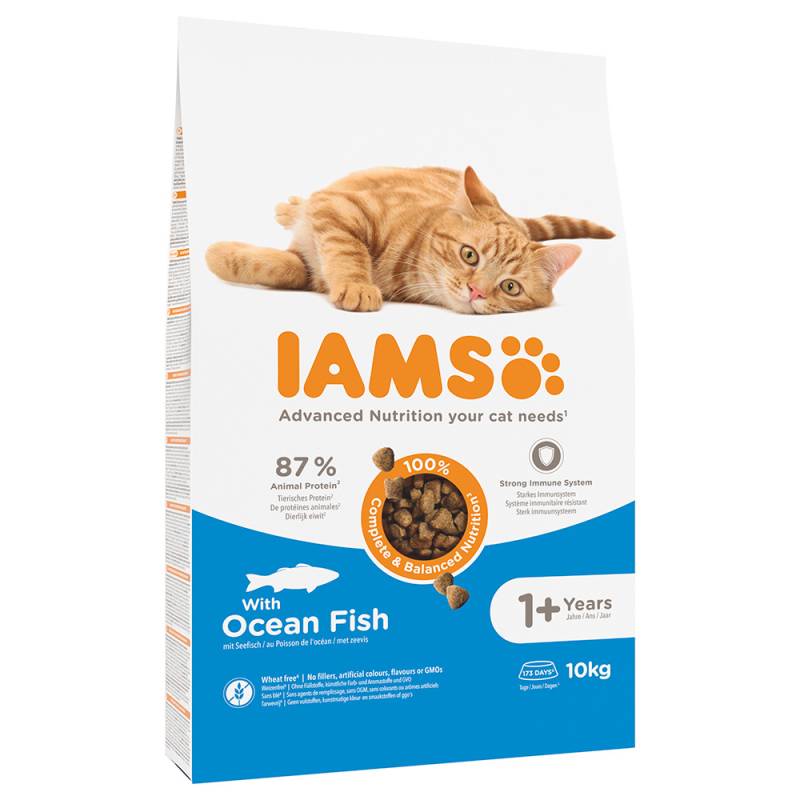 10 kg IAMS Advanced Nutrition zum Sonderpreis! - Adult Cat mit Seefisch von Iams