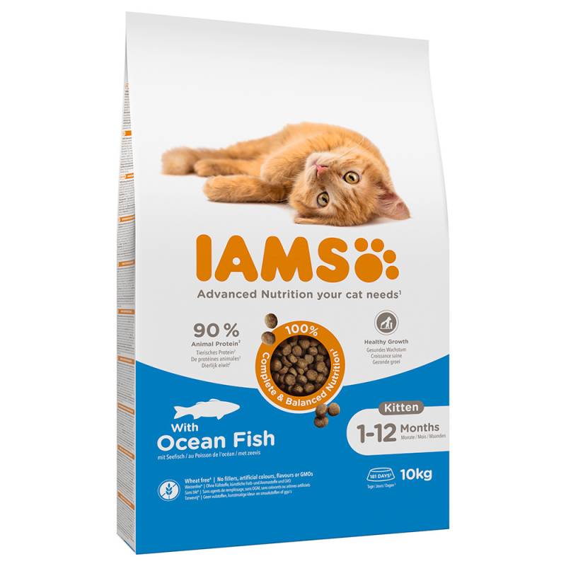 10 kg IAMS Advanced Nutrition zum Sonderpreis! - Kitten mit Meeresfisch von Iams