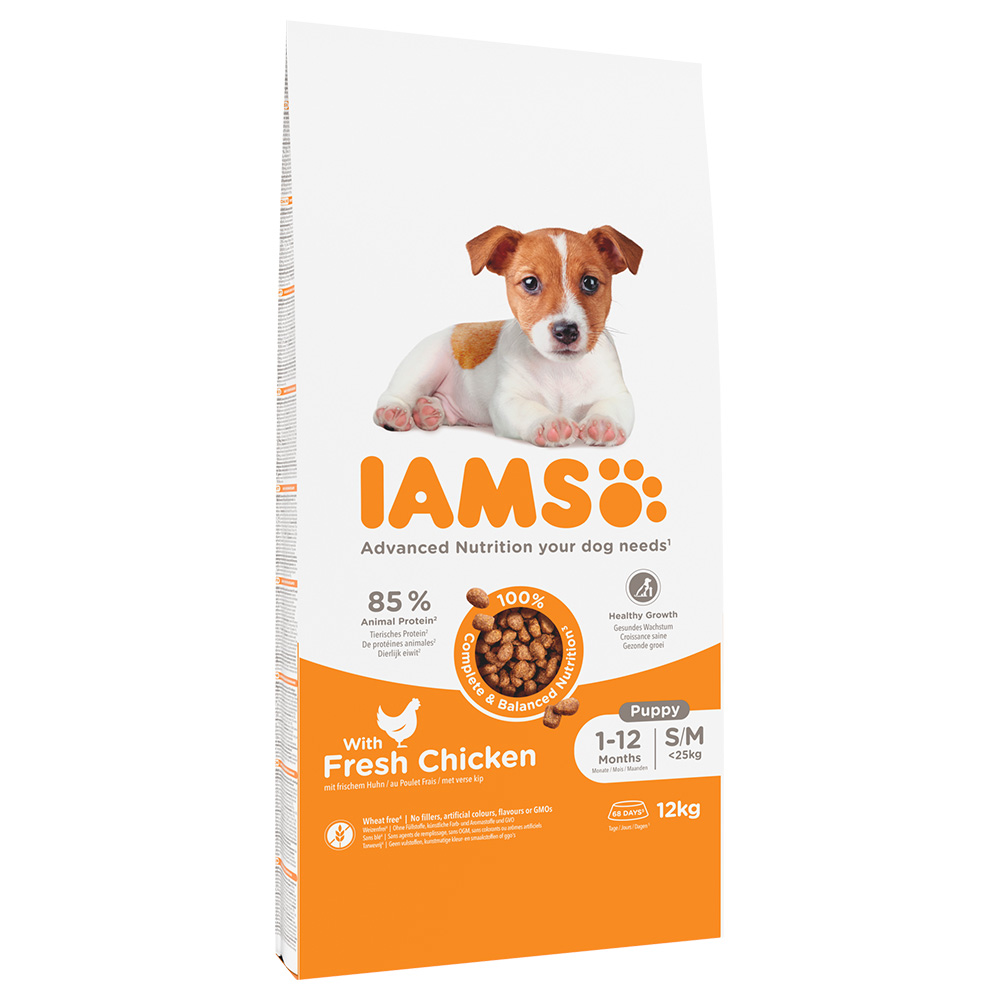 2 kg gratis! 12 kg IAMS Advanced Nutrition - Puppy Small / Medium Breed mit Huhn 2 kg gratis! 12 kg IAMS Advanced Nutrition - Puppy Small / Medium Breed mit Huhn von Iams