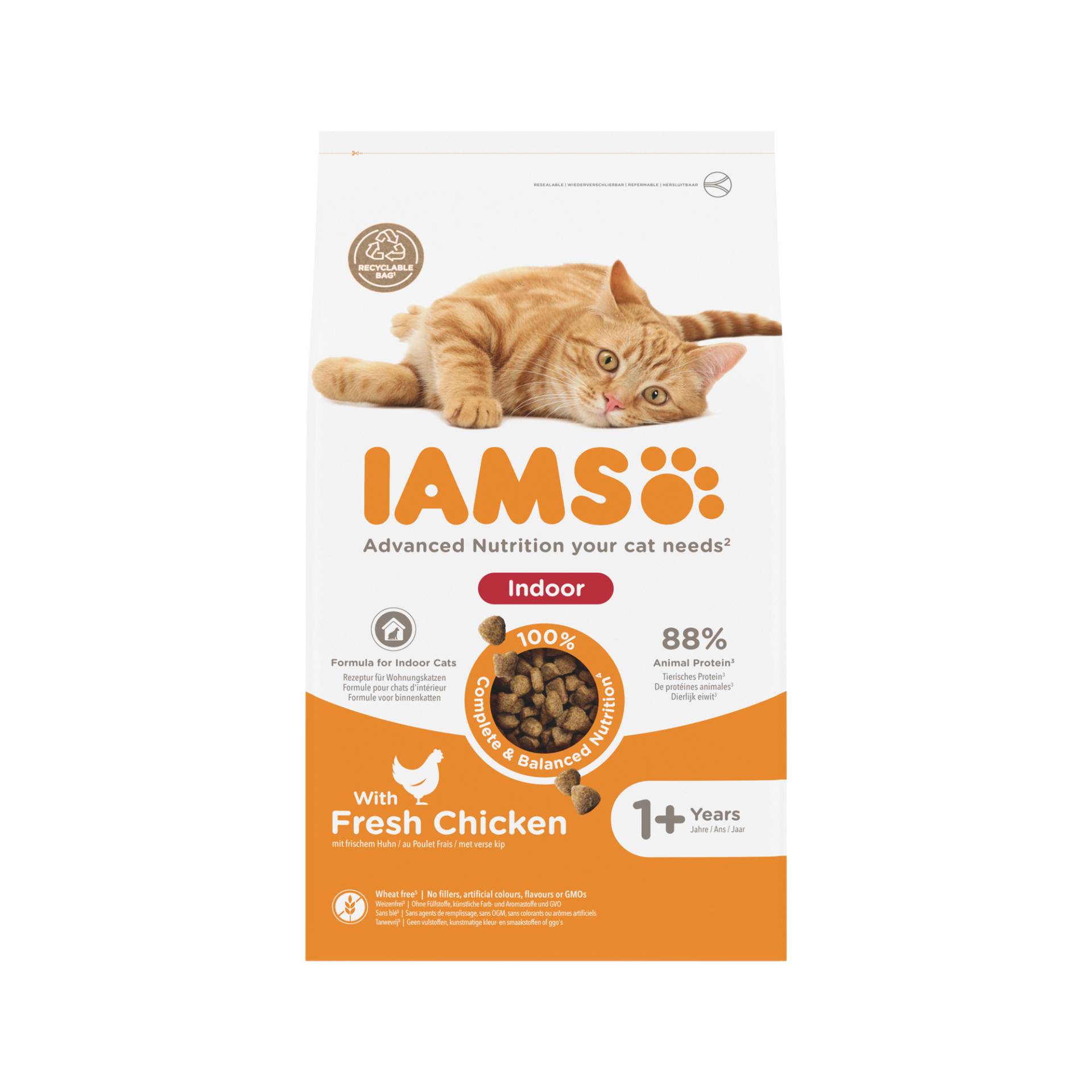 IAMS Adult Indoor Katzenfutter - 3 kg von Iams