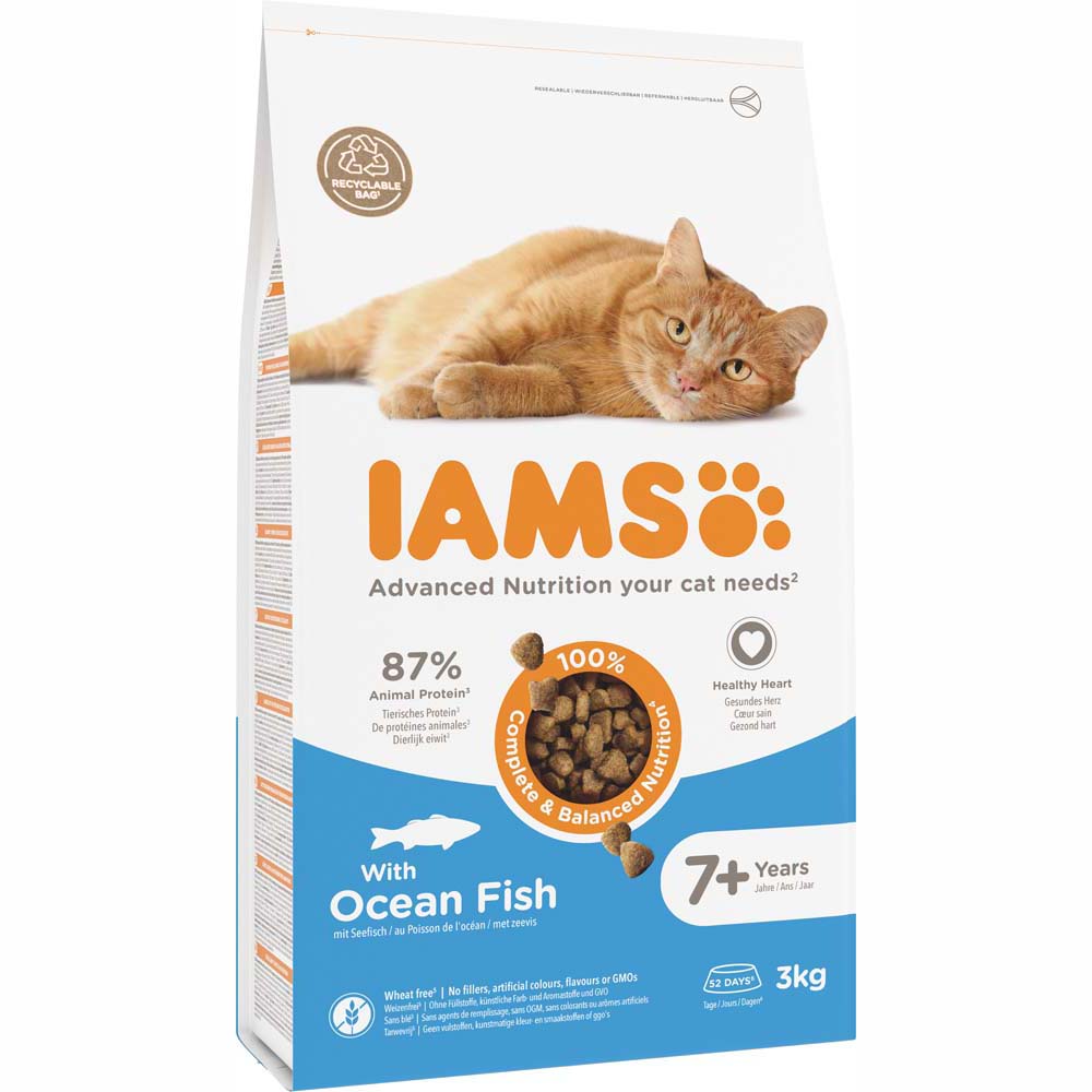 IAMS Advanced Nutrition Senior 7+ mit Seefisch - 3 kg von Iams