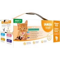 IAMS Delights Adult Land & Sea Mix - 48 x 85 g in Gelee von Iams