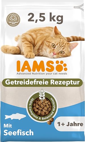 IAMS Katzenfutter getreidefrei mit Fisch - Trockenfutter für ausgewachsene Katzen ab 1 Jahr, 2,5 kg IAMS Katzenfutter getreidefrei mit Fisch - Trockenfutter für ausgewachsene Katzen ab 1 Jahr, 2,5 kg von Iams