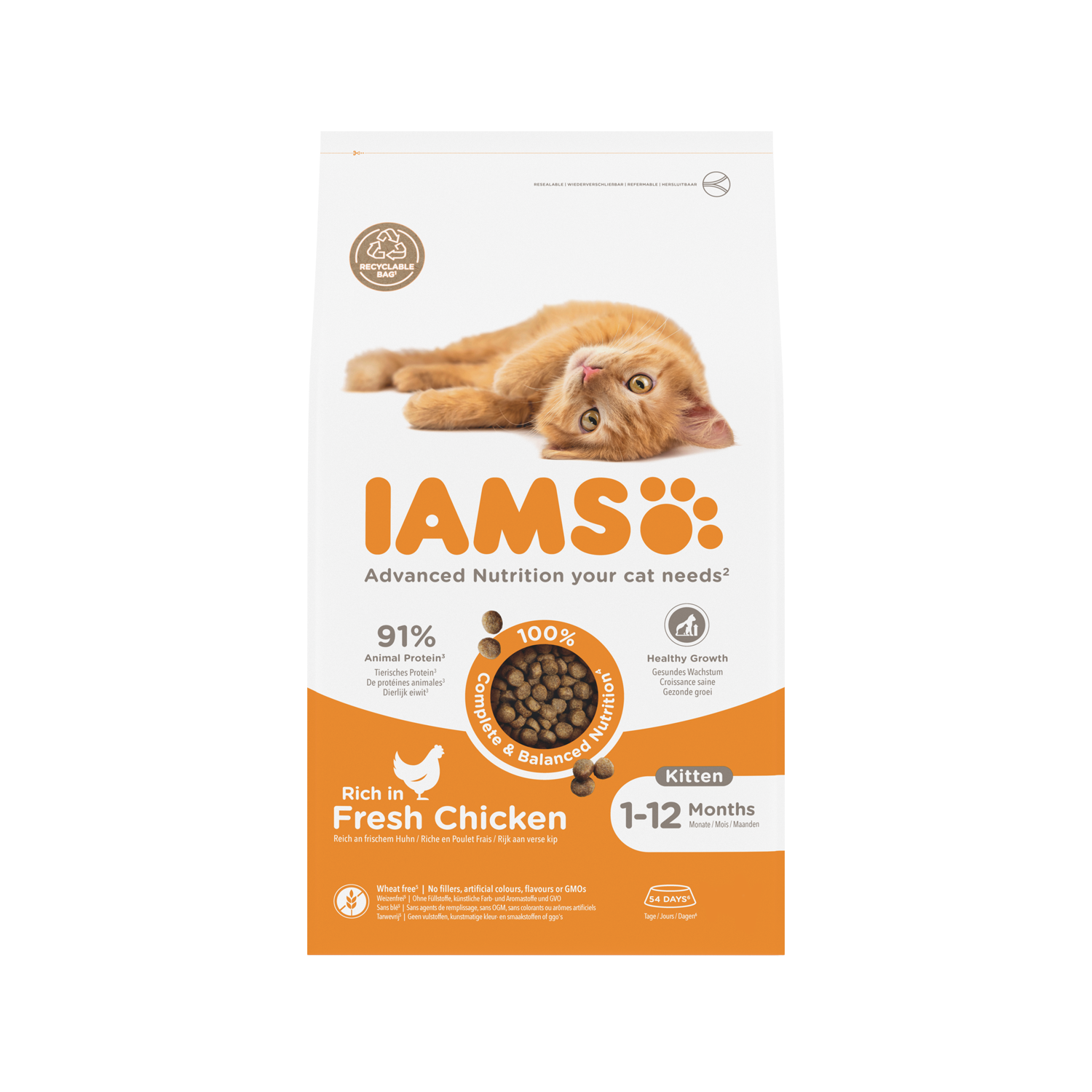 IAMS Kitten & Junior Kittenfutter - 3 kg von Iams