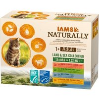 IAMS Naturally Adult 12x85g Land & Sea Collection von Iams