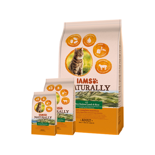 IAMS Naturally Katzenfutter - Lamb & Rice - 700 g von Iams