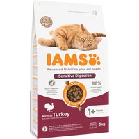 IAMS Advanced Nutrition Sensitive Digestion mit Pute - 2 x 3 kg von Iams