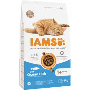 Iams Adult Katzenfutter mit Meeresfisch 10 kg von Iams