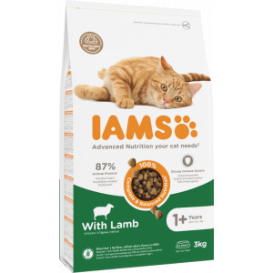 Iams Adult Katzenfutter mit Lamm 10 kg von Iams