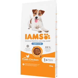 Iams for Vitality Adult Light Hundefutter 12 kg von Iams