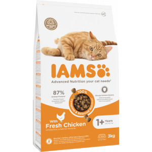 Iams Adult Katzenfutter mit Frischem Huhn 10 kg von Iams