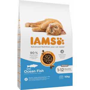 Iams Kitten Katzenfutter mit Meeresfisch 10 kg von Iams